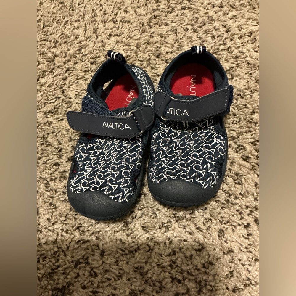 Nautica Kids Black and Red Water Shoes